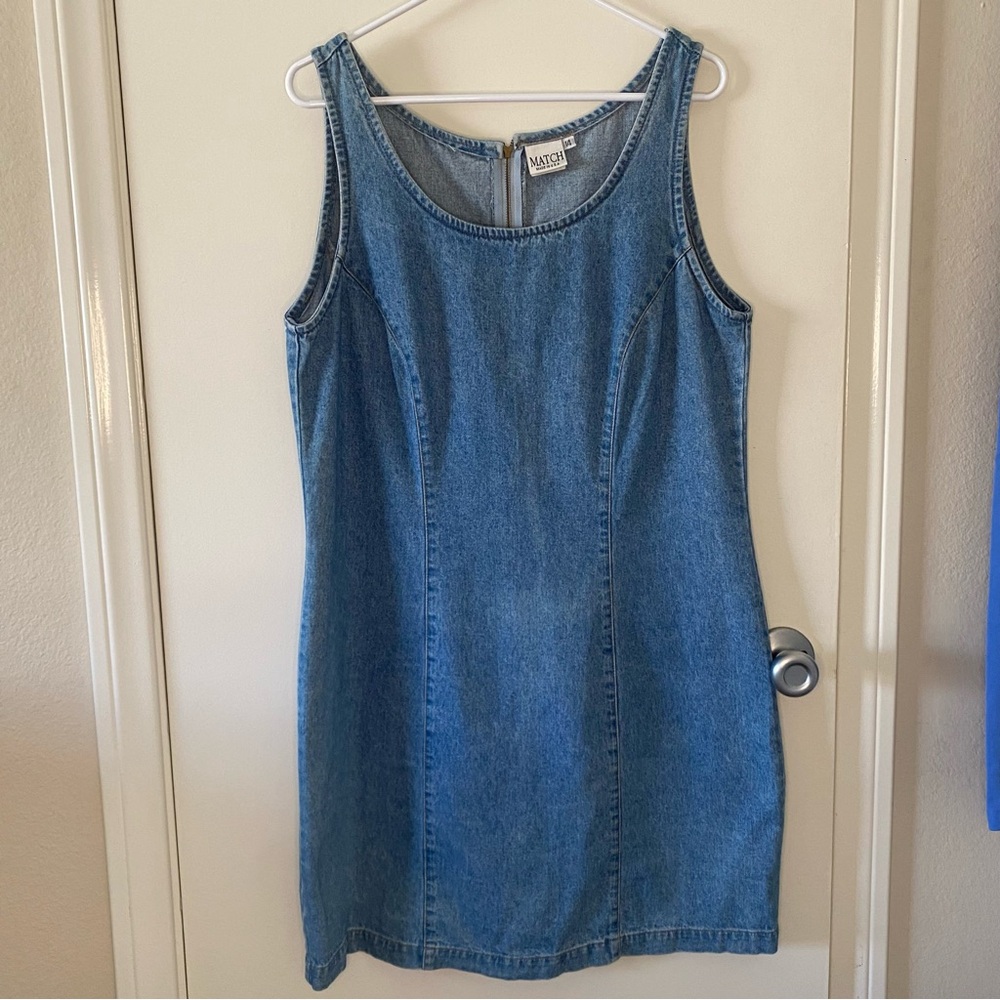 Match Vintage‎ 90’s Denim Dress, 14